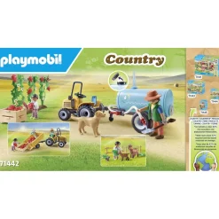 Fermier avec tracteur et citerne - Playmobil Country 71442