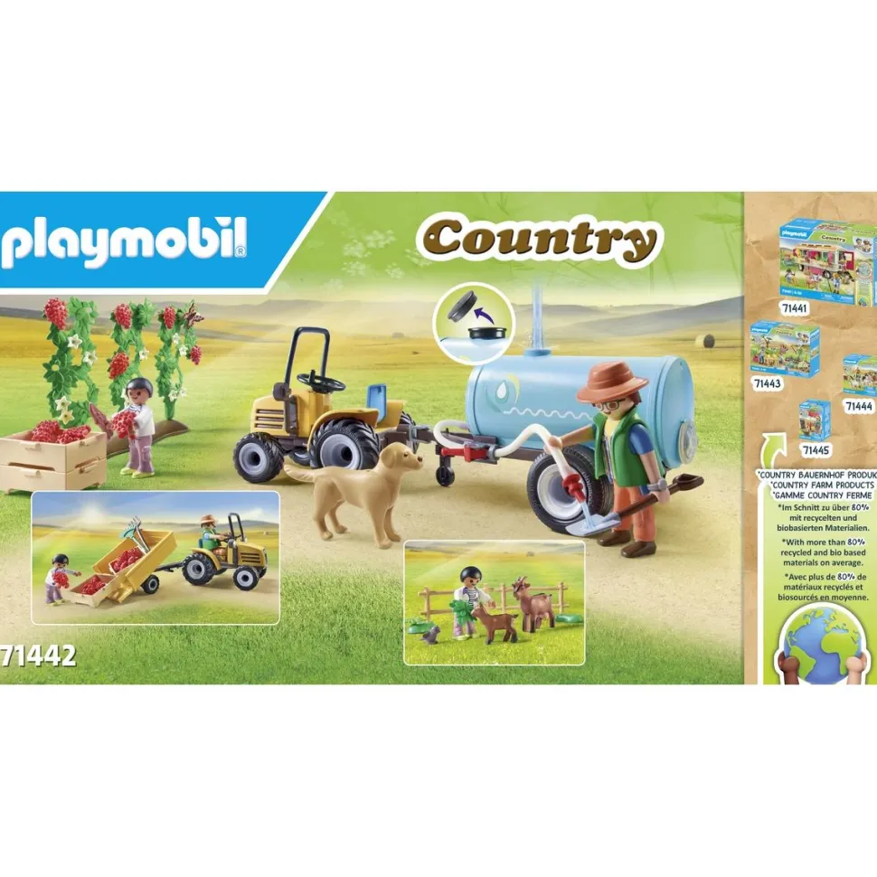 Fermier avec tracteur et citerne - Playmobil Country 71442