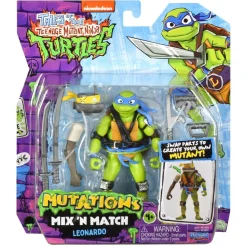 Figurine articulée 12 cm Tortues Ninja mutations Mix & Match - Leonardo