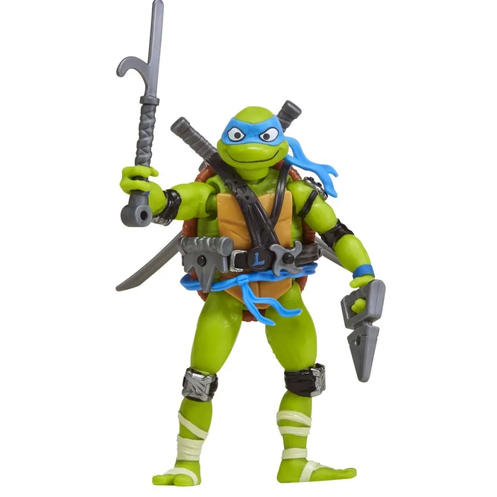 Figurine articulée 12 cm Tortues Ninja mutations Mix & Match - Leonardo