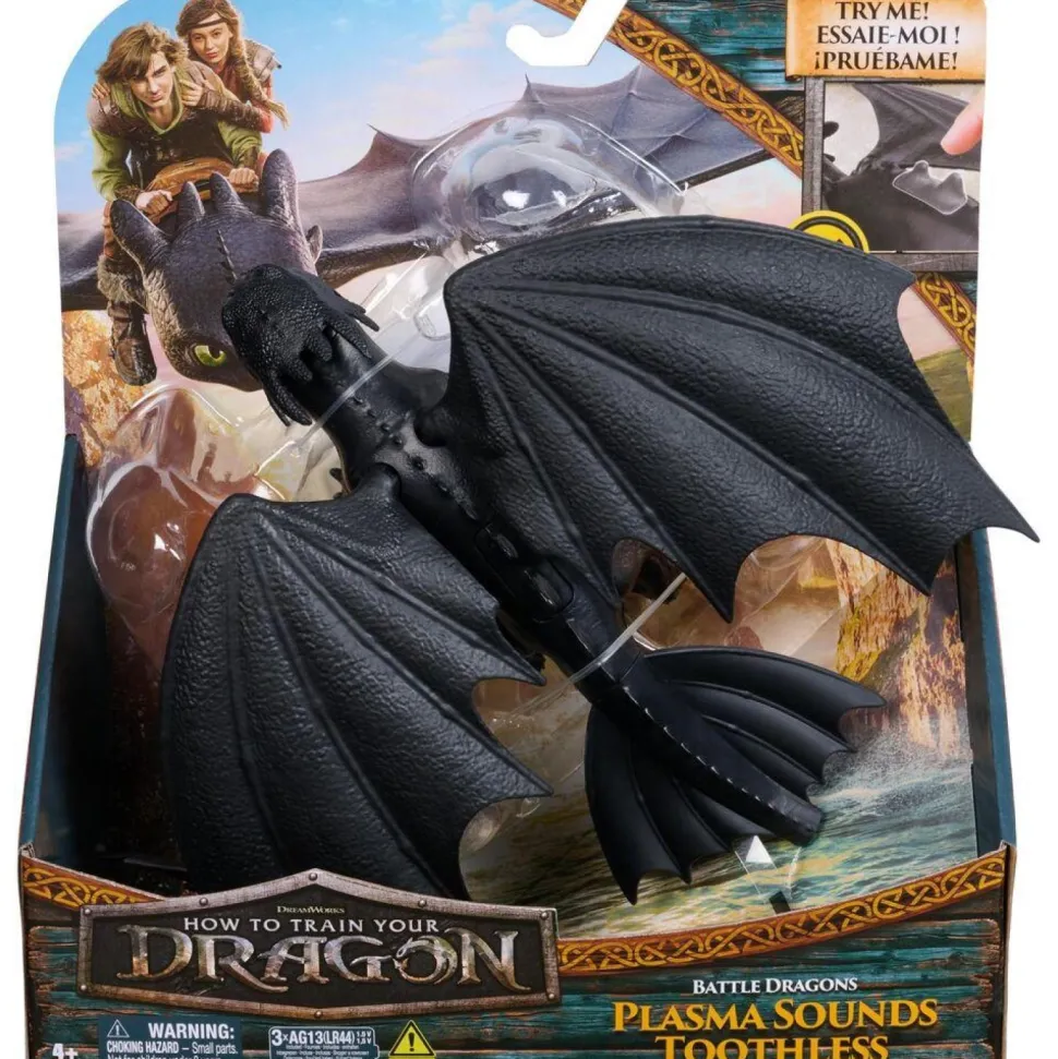 Figurine Dragon Krokmou - Dragons sonore 25 cm - Dragons Movie