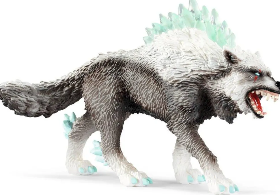 Figurine Eldrador - Loup Des Neiges, Invisible Dans La Neige, Solitaire Endurant