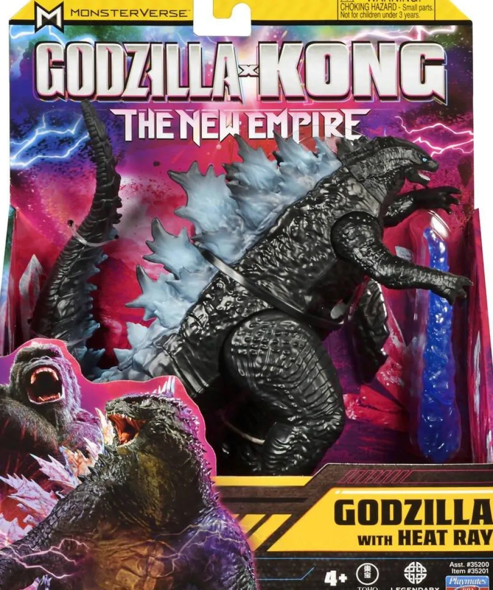 Figurine Godzilla avec Heat Ray articulée 15 cm Godzilla X Kong