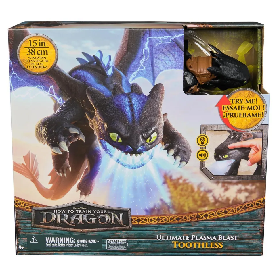Figurine Krokmou Plasma Blast 35 cm Dragons Movie