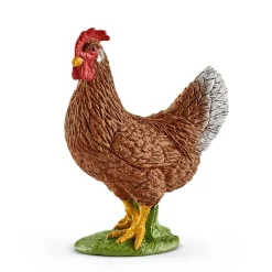 Figurine Poule Peinte À La Main Avec Détails