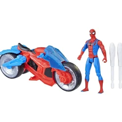 Figurine Spiderman Sur Moto 10 Cm - Hasbro