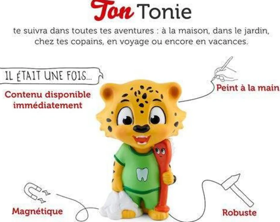Figurine Tonie - La journée de Léo - Chansons pour se brosser les dents