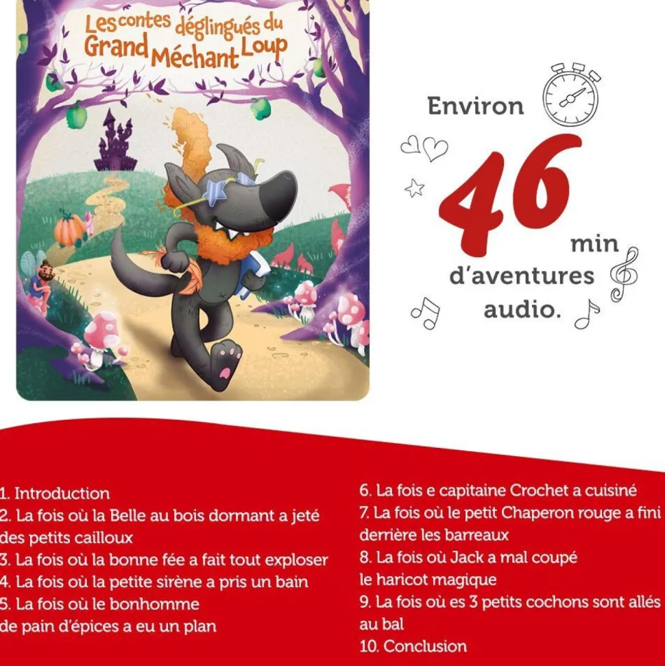 Figurine Tonie Les contes déglingués du Grand Méchant Loup