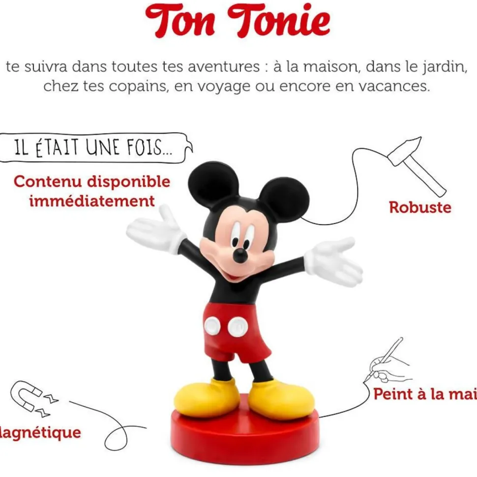 Figurine Tonie Mickey Mouse Vol à bord de Loverland Express - Mystère sur les rails