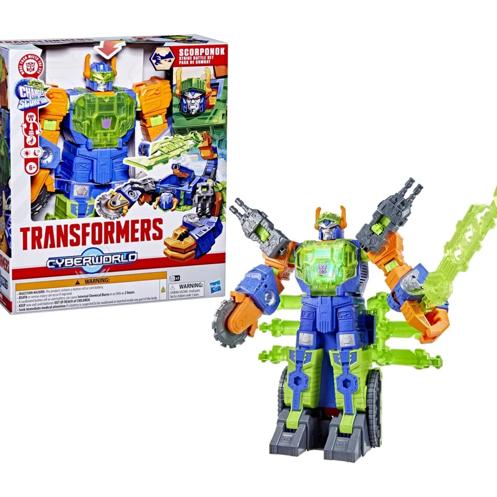 Figurine Transformers Cyberworld Scorponok strike battle