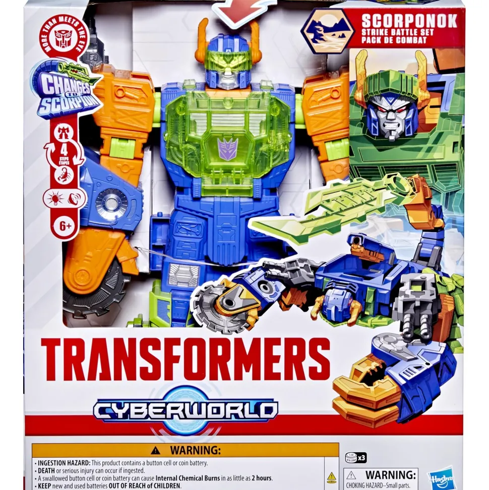 Figurine Transformers Cyberworld Scorponok strike battle