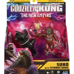 Figurines articulées Suko 9 cm et Titanus 11 cm - Godzilla X Kong 2