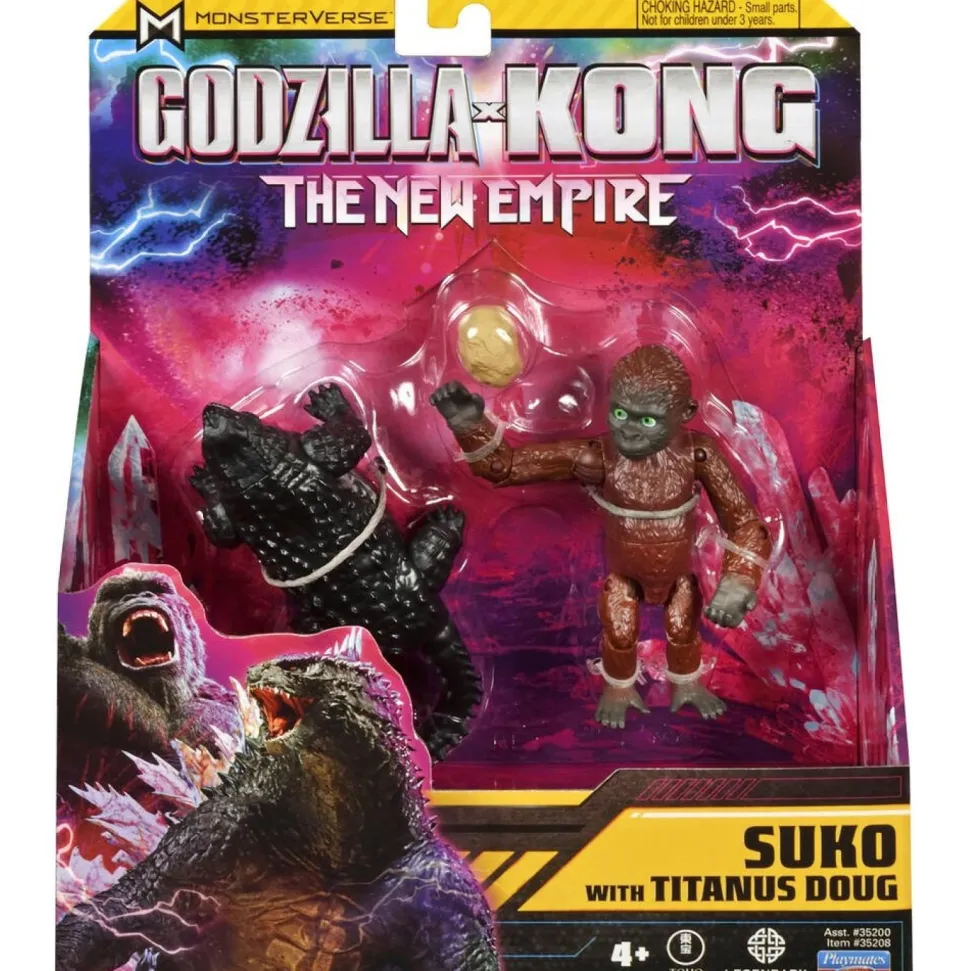 Figurines articulées Suko 9 cm et Titanus 11 cm - Godzilla X Kong 2