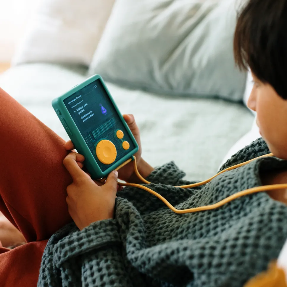 Flam baladeur audio interactif avec coque de protection