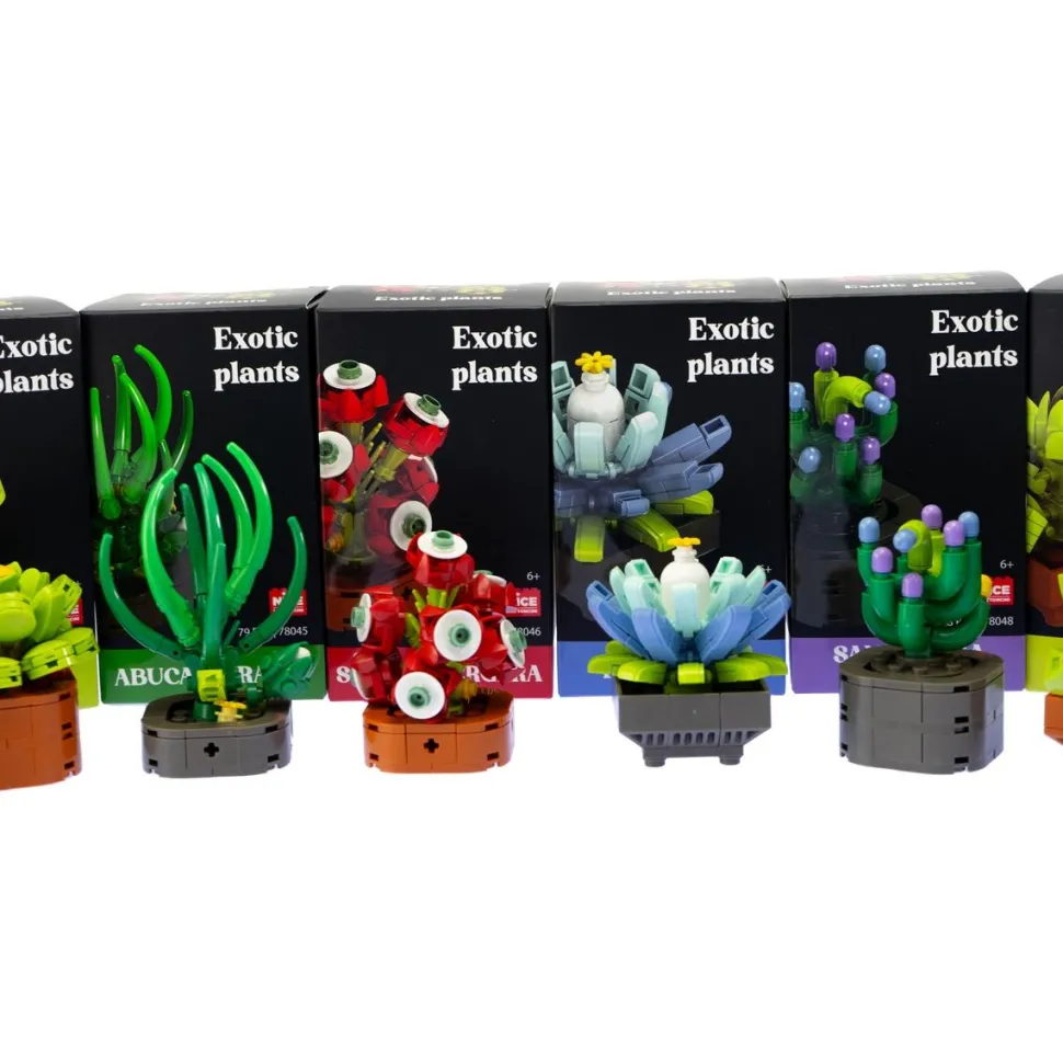 Fleurs exotiques à construire