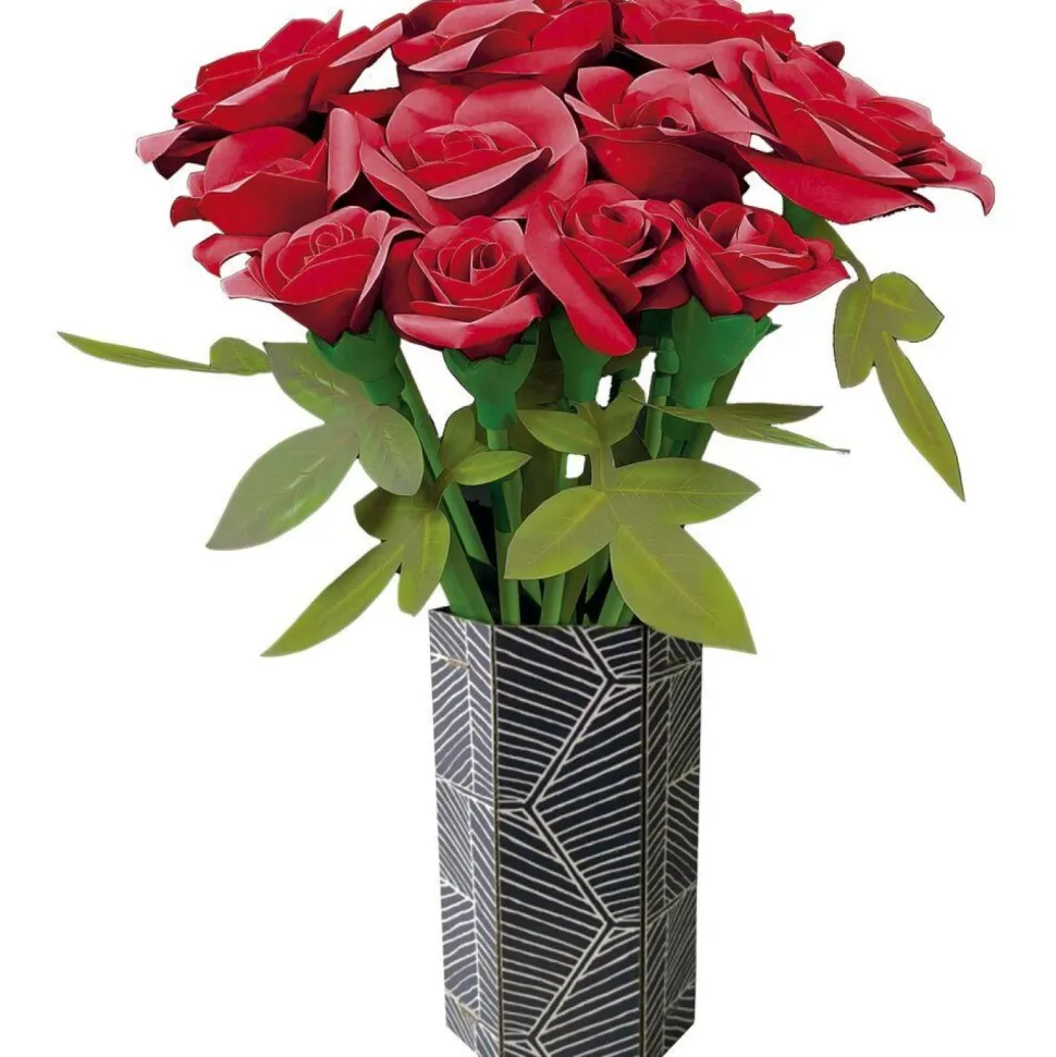 Floral art bouquet de roses