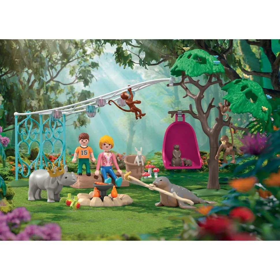 Fête d'anniversaire dans le jardin PLAYMOBIL Animals & Friends 71855