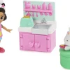 Gabby Et La Maison Magique - Pack De 2 Figurines Avec Accessoires Patisseries