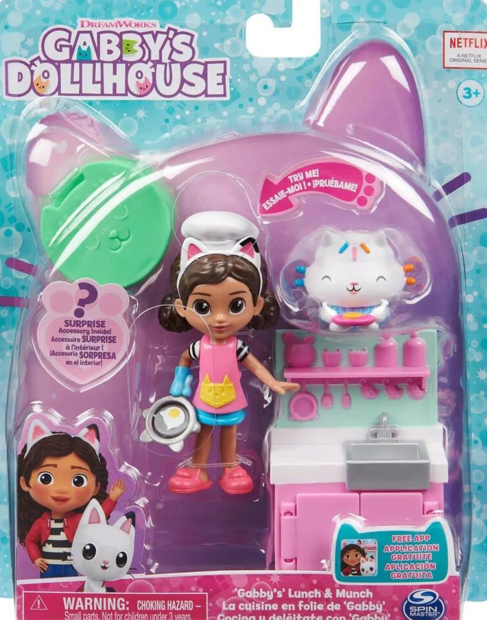 Gabby Et La Maison Magique - Pack De 2 Figurines Avec Accessoires Patisseries