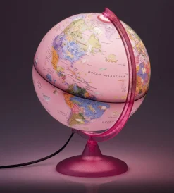 Globe Lumineux Zoo Rose 25 Cm