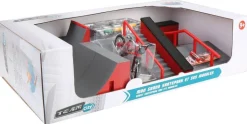 Grand skatepark avec modules