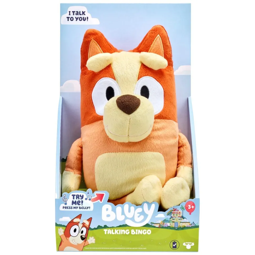 Grande Peluche Bingo parlante 31 cm Bluey