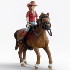 Hannah et Cayenne - Figurine Horse Club