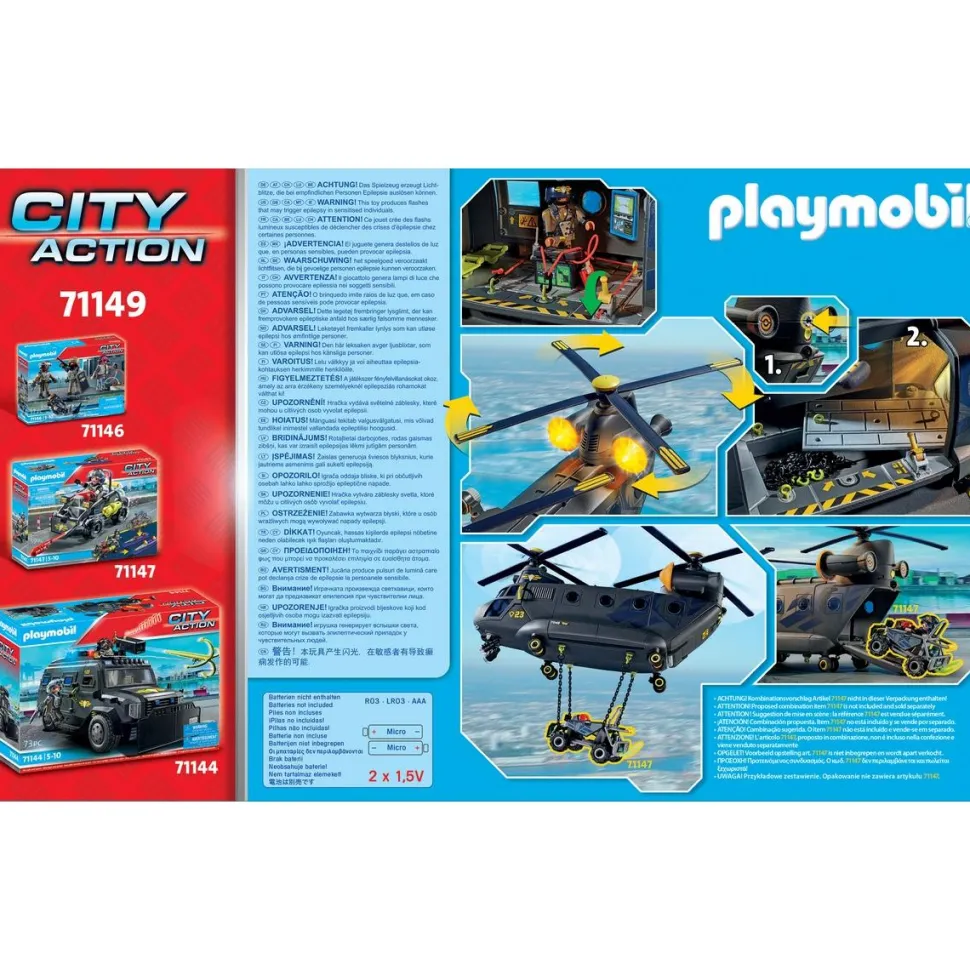 Hélicoptère des Forces spéciales Playmobil City Action 71149