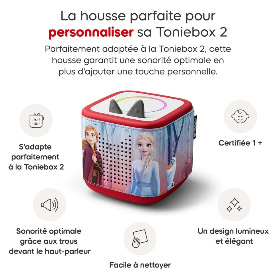 Housse pour Toniebox 2 - La Reine des Neiges