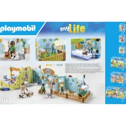Hôtel des animaux avec soigneurs Playmobil My Life 71742