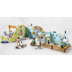 Hôtel des animaux avec soigneurs Playmobil My Life 71742