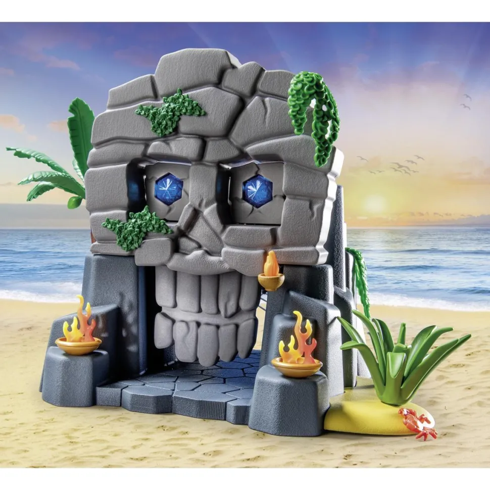 Ile au trésor pirate et monstre marin Playmobil Pirates 71531