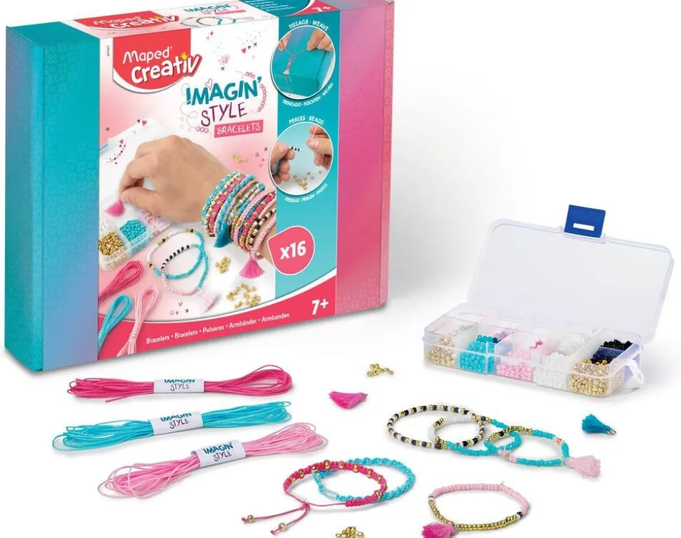 Imagin Style Bracelet Coffret création bracelets tissage et perles Heishi