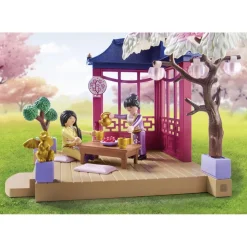 Jardin asiatique avec famille de pandas PLAYMOBIL MY LIFE 71762