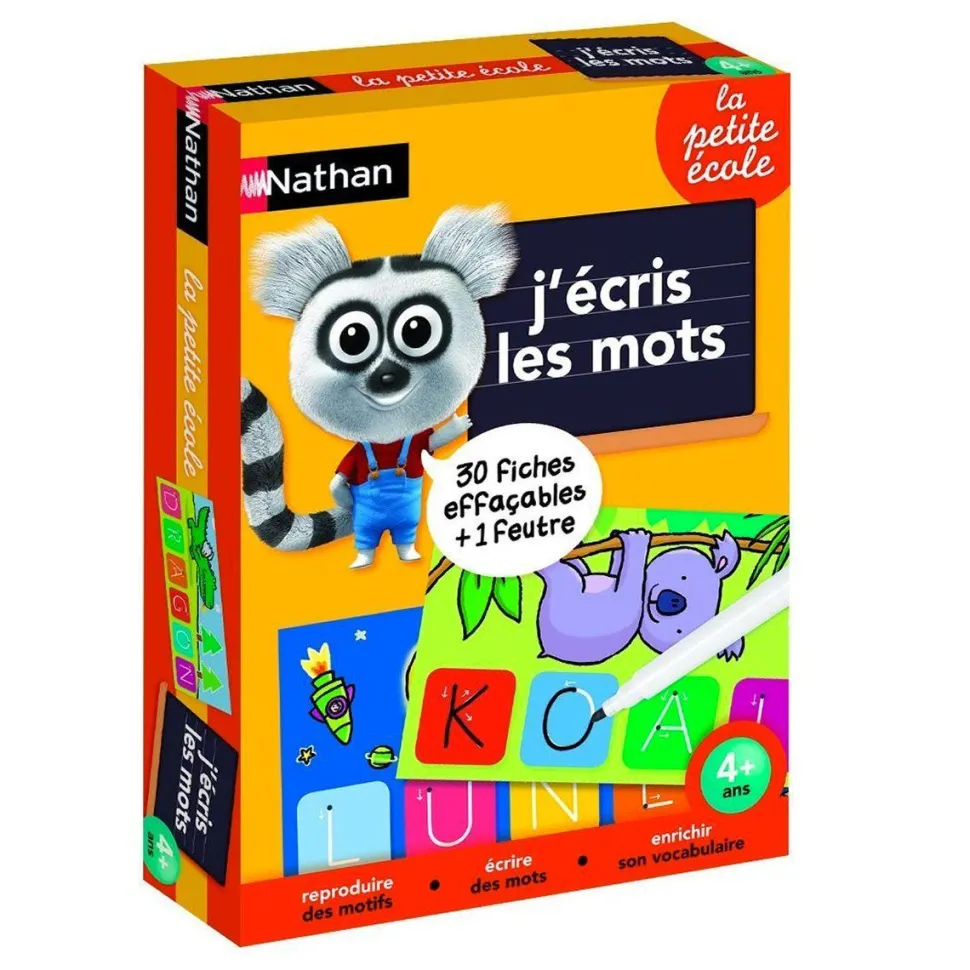 J'écris les mots