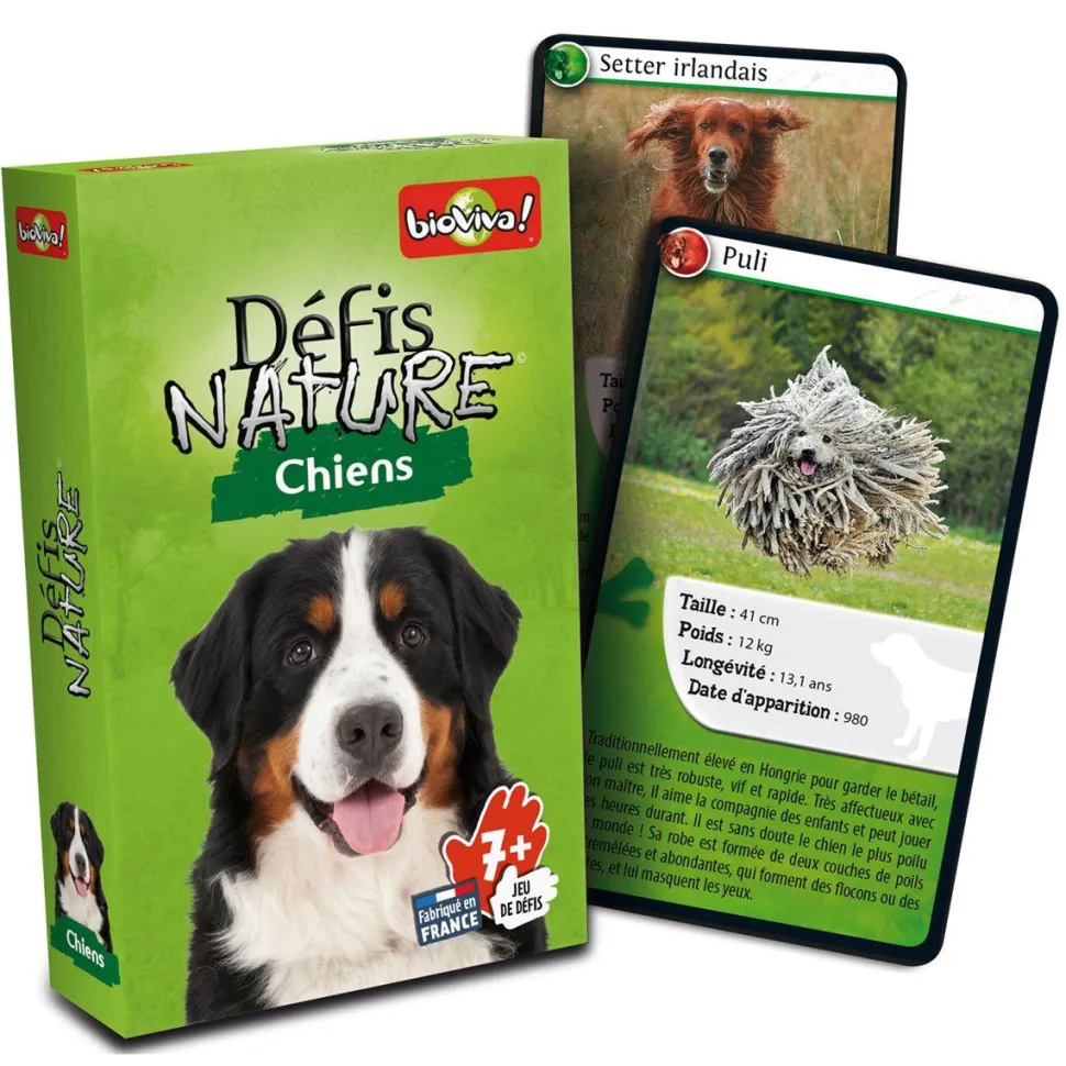 Jeu de cartes Défis Nature - Chiens