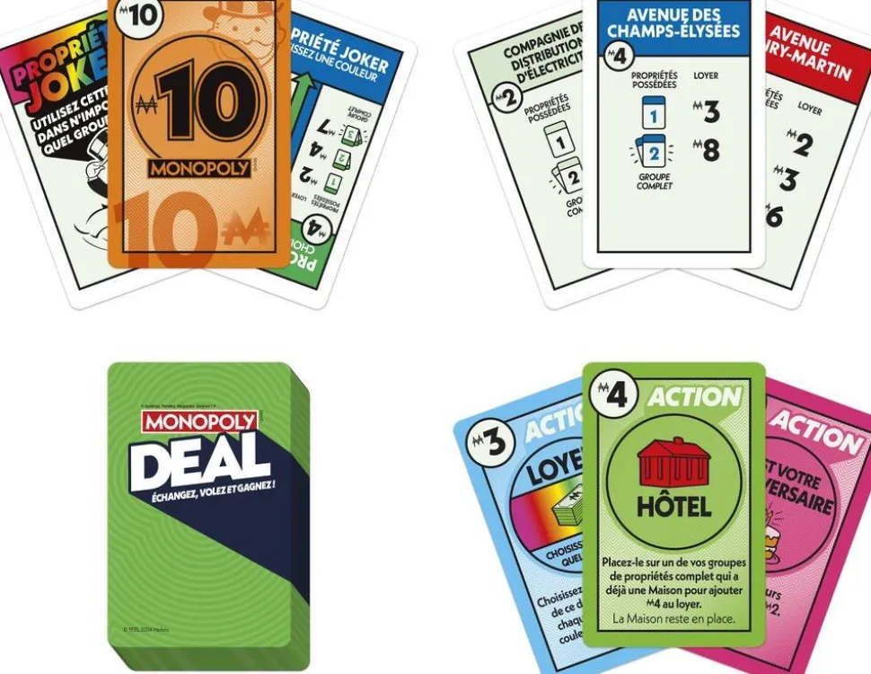 Jeu de cartes Monopoly deal