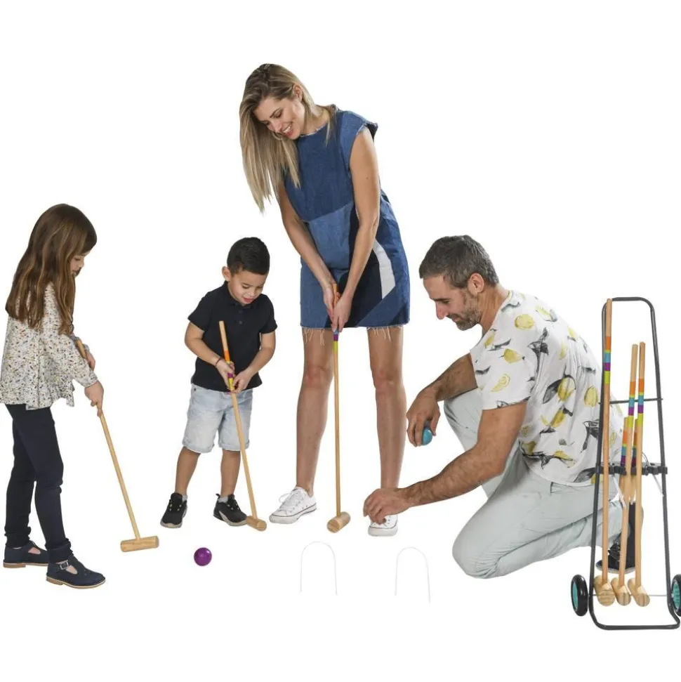 Jeu de croquet 6 joueurs juniors ou adultes