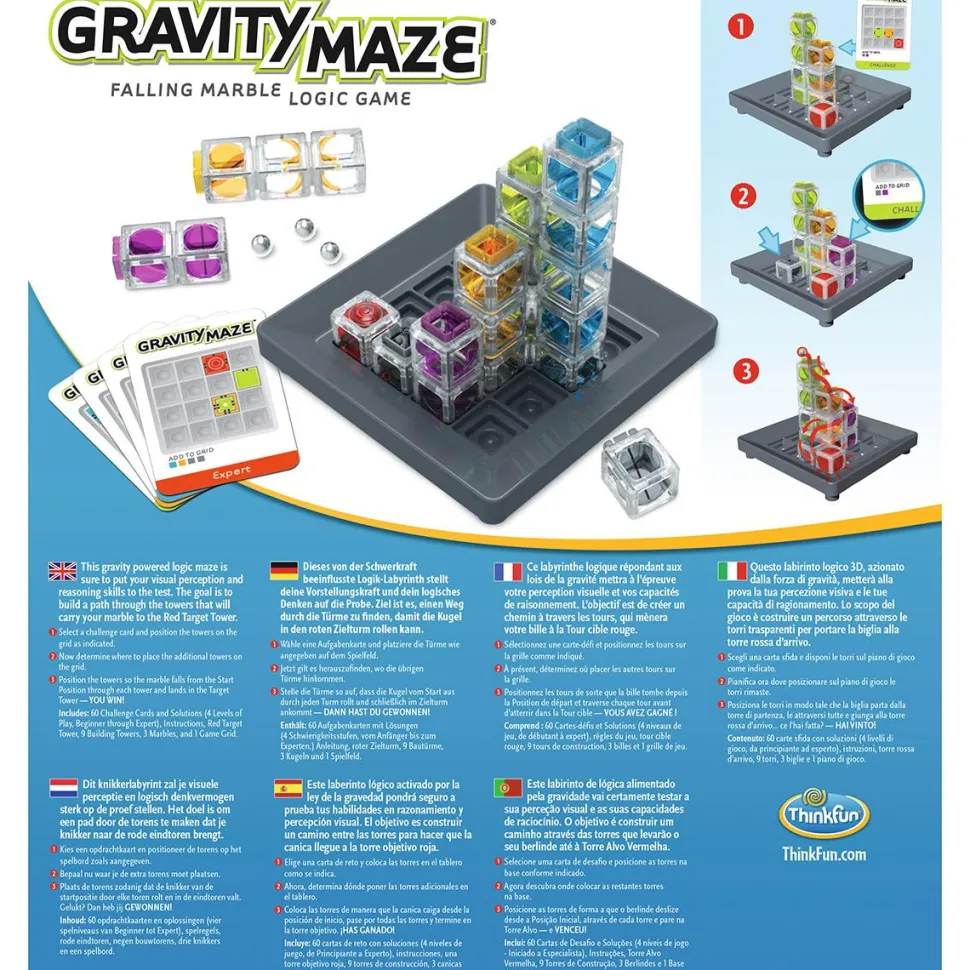 Jeu de logique Gravity Maze