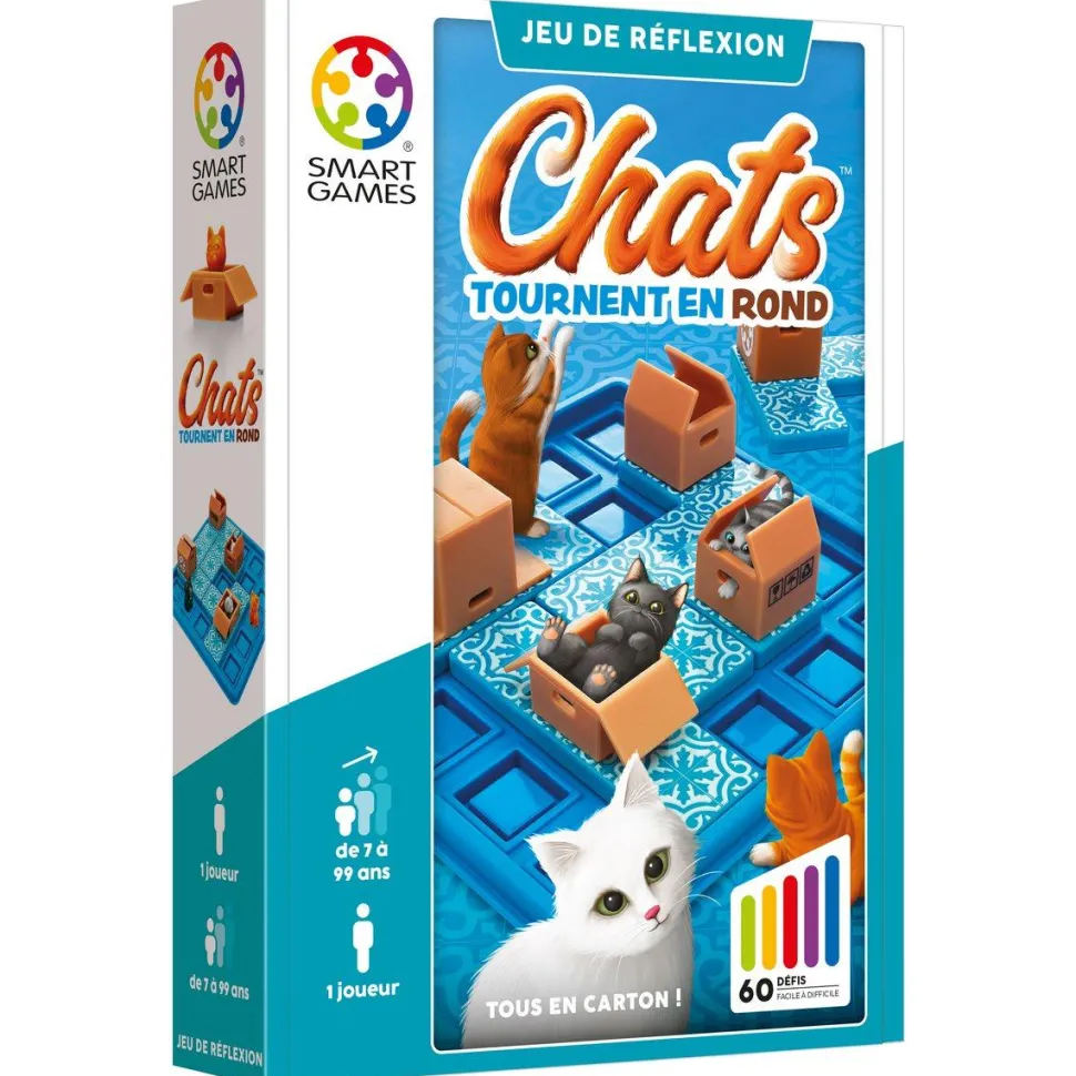 Jeu de reflexion Smart Games - Chats Tournent En Rond