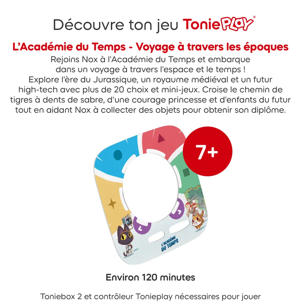 Jeu Tonieplay L'académie du temps - Voyage à travers les époques