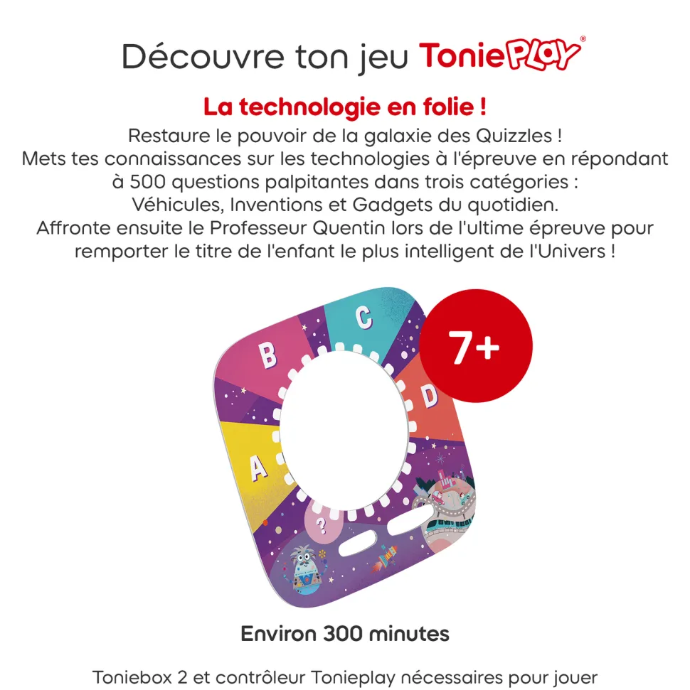 Jeu Tonieplay les quizzles La technologie en folie