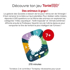 Jeu Tonieplay Les quizzles des animaux à gogos
