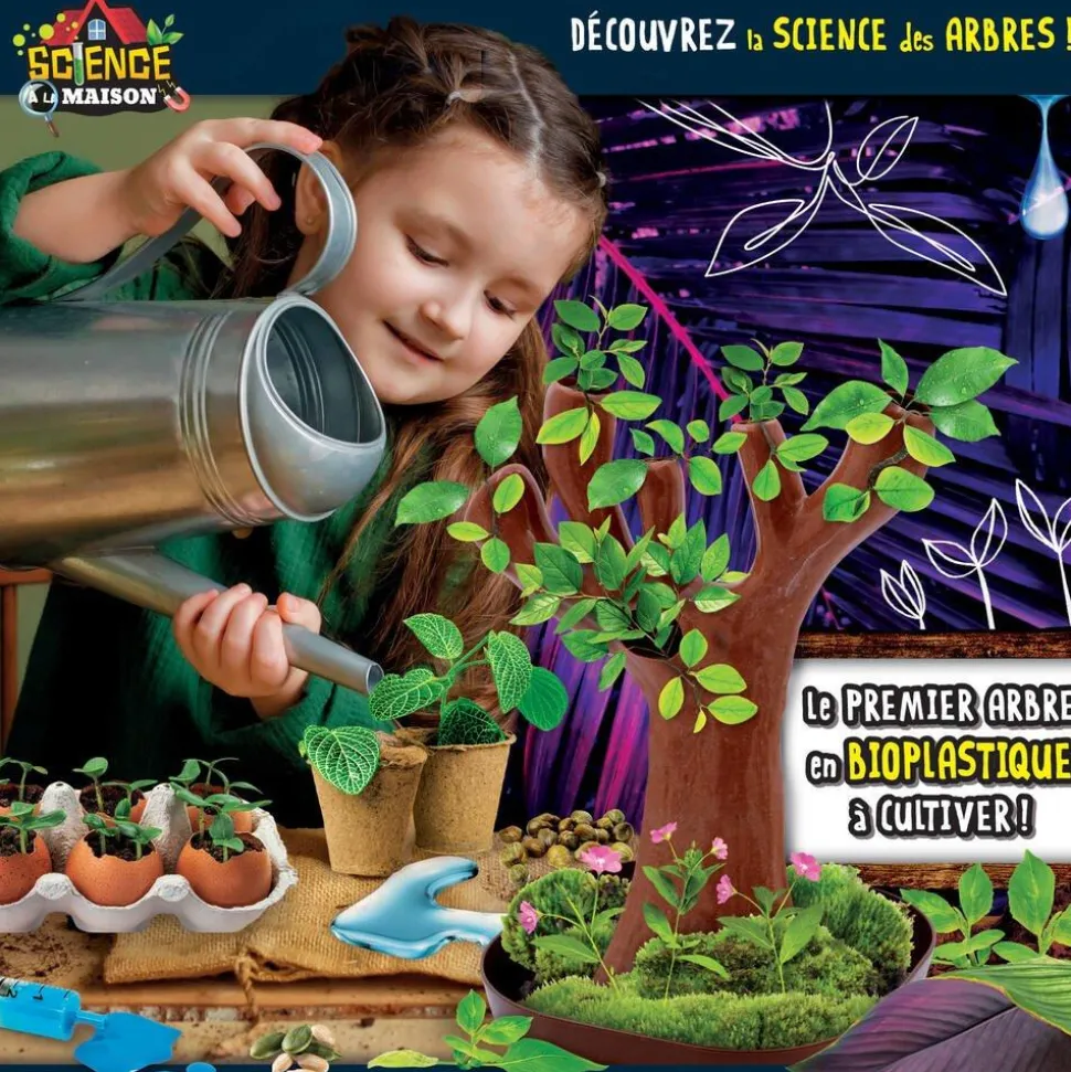 Kit Scientifique - I'm A Genius Botanique, 50 Expériences, Arbre bio-plastique
