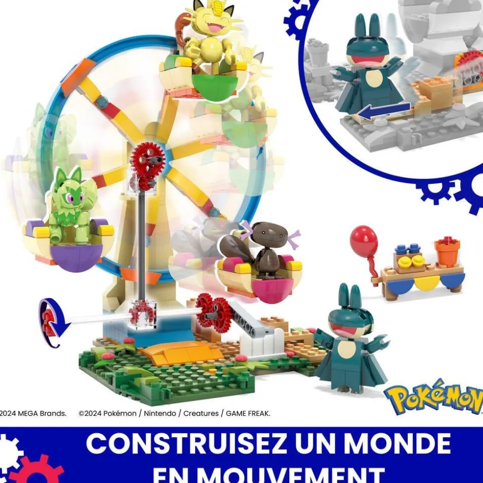 La grande roue Méga Pokémon