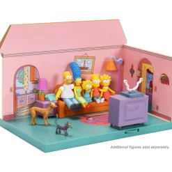 La maison des Simpsons - Diorama Salon avec figurine Homer