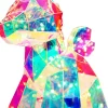 Lampe déco Origami licorne