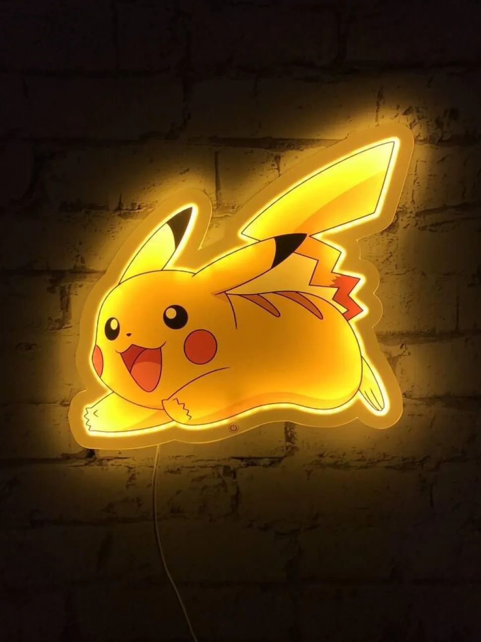 Lampe Murale Néon Pikachu Pokémon