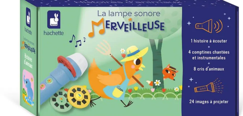 Lampe Sonore Merveilleuse Animaux