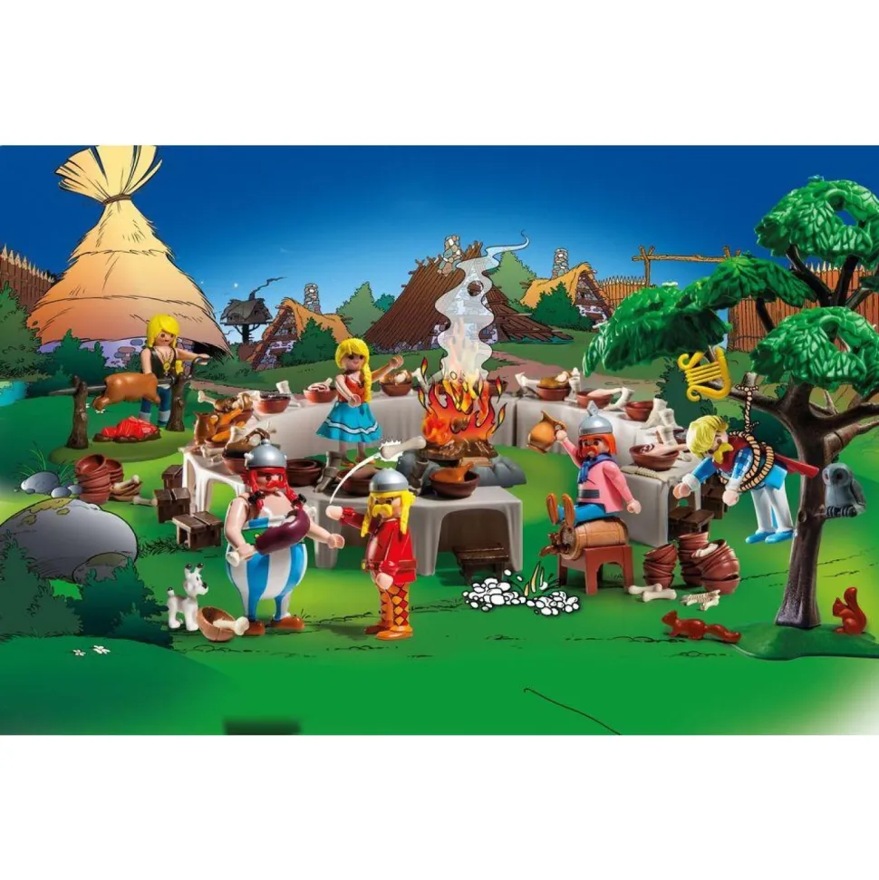Le banquet du village Playmobil Astérix 71827